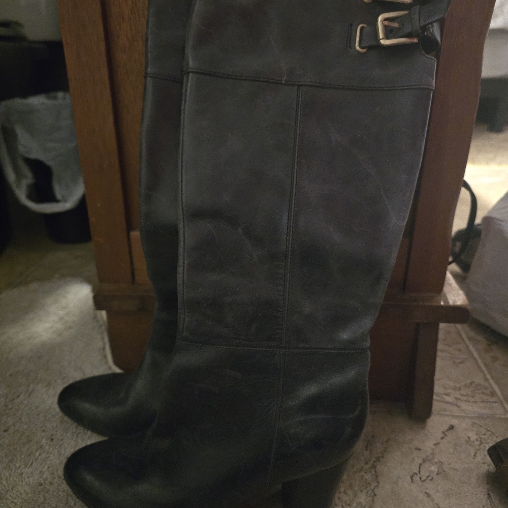 Gray Isola Tall Dress Boots